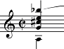 Image: measure 14 in BWV 995